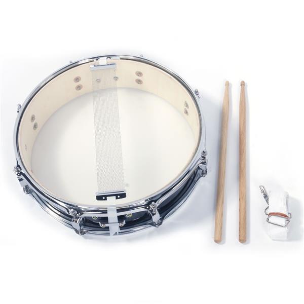 13"x3.5" Piccolo Snare Drum Snare Drum Set Kit With Drumsticks Drum Key Strap